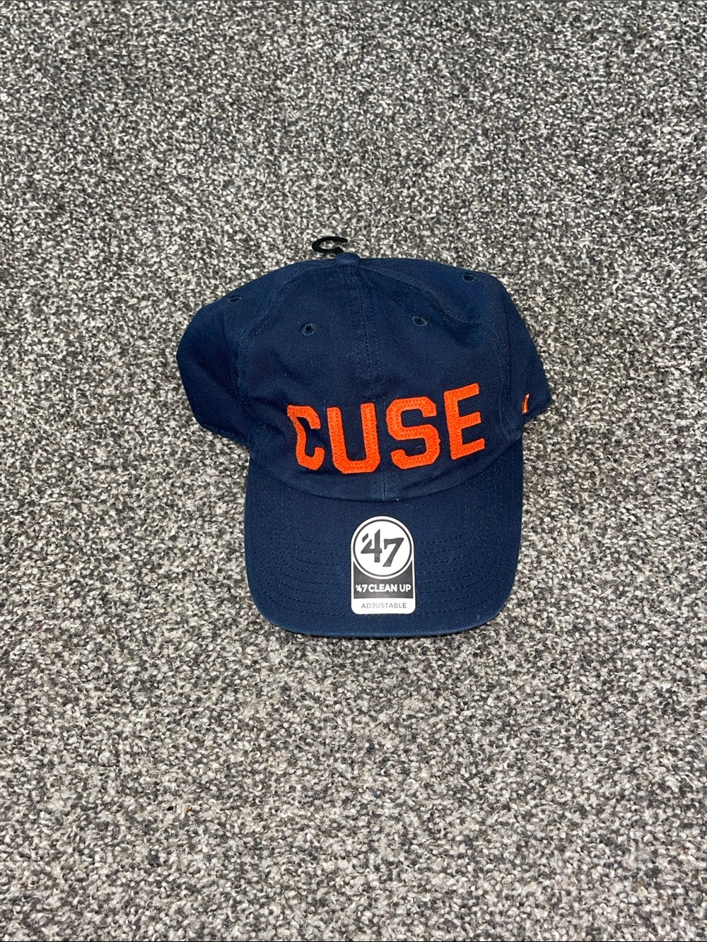 'NWT 47 Navy Cap with Bright Orange CUSE Syracuse University